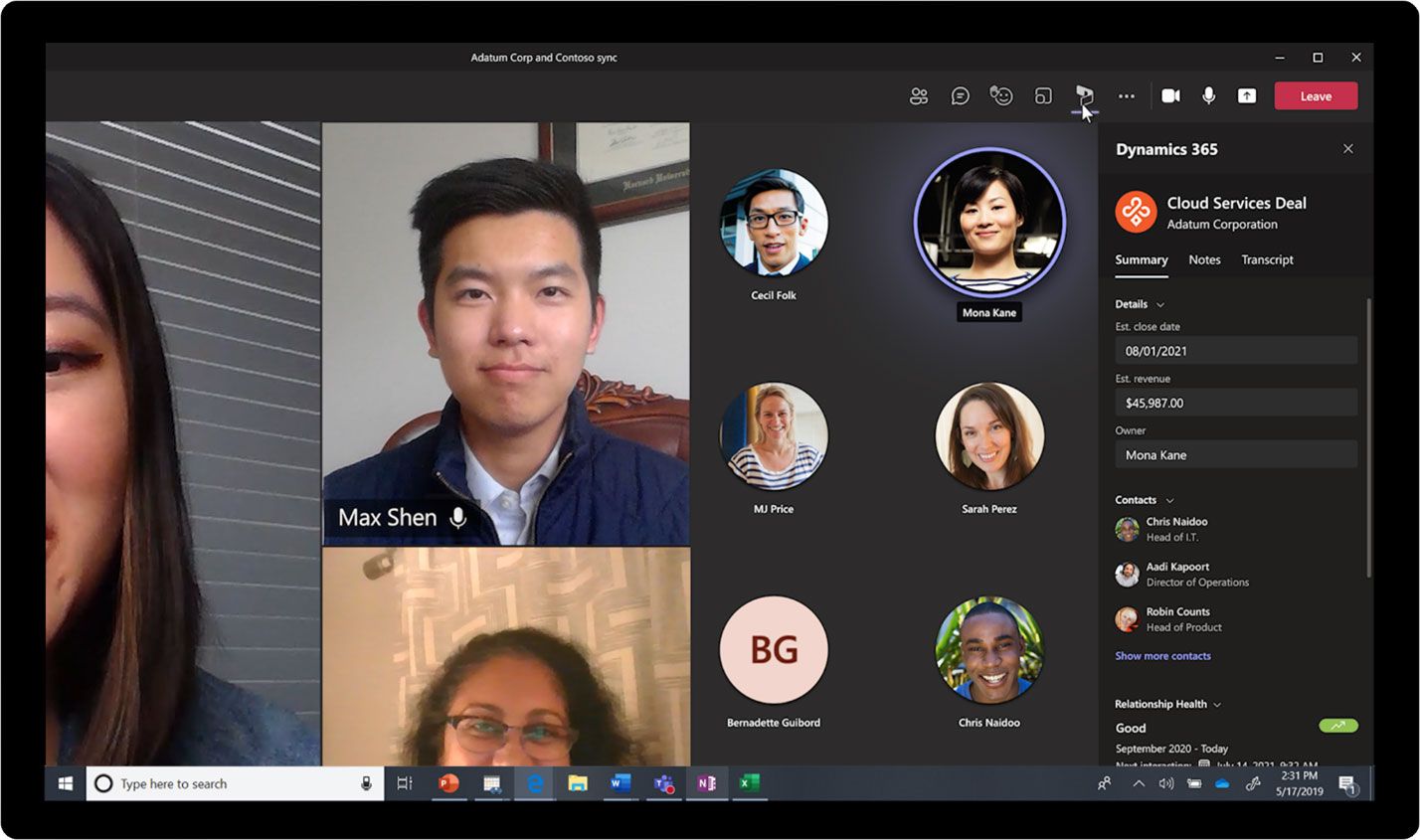 microsoft teams screenshot