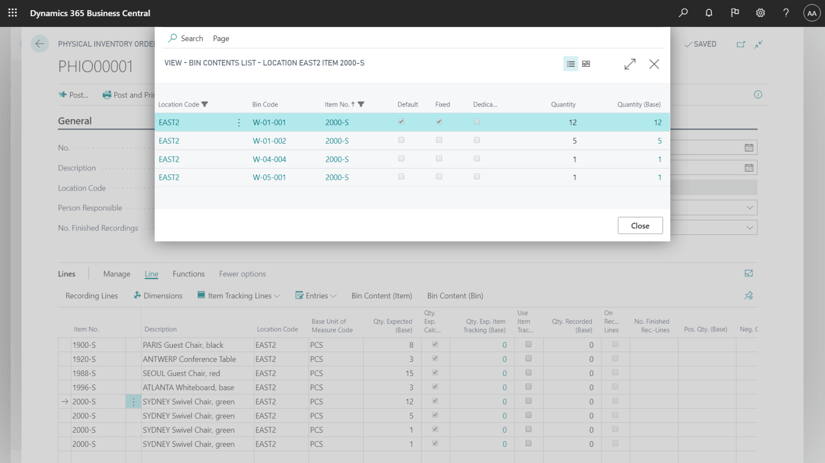 Microsoft Dyamics 365 Lager verwalten